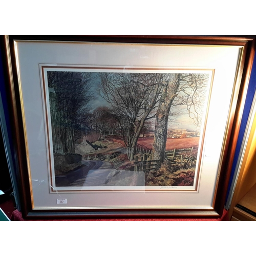 213 - McIntosh Patrick signed limited edition print 17/850, 72x81cm