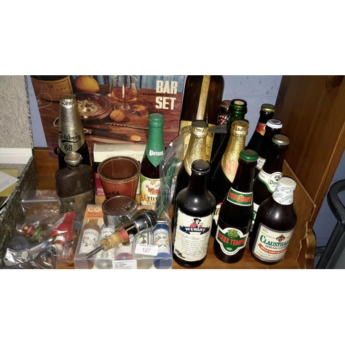 127 - selection of vintage beer & pub items