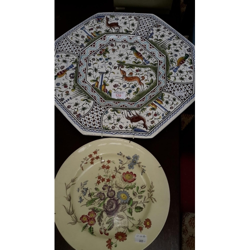 170 - Large Portugal charger & Copeland Spode plate