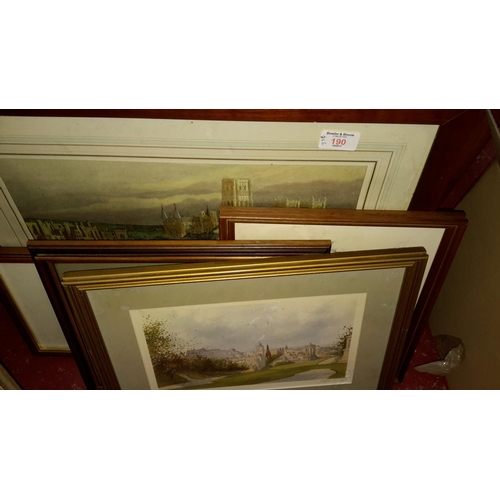 190 - Selection of Edinburgh prints