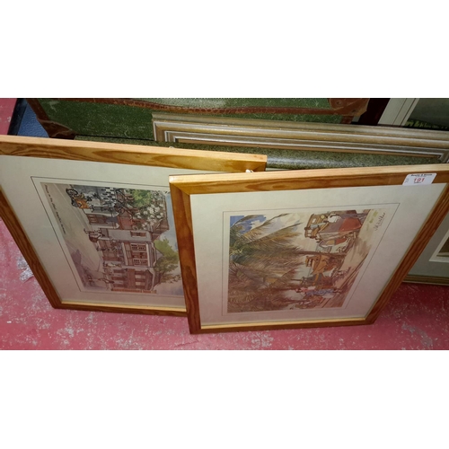 191 - Selection of various framed prints