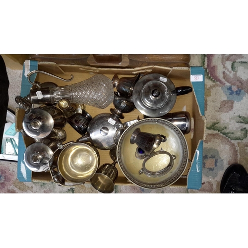 301 - Large box of ep ware