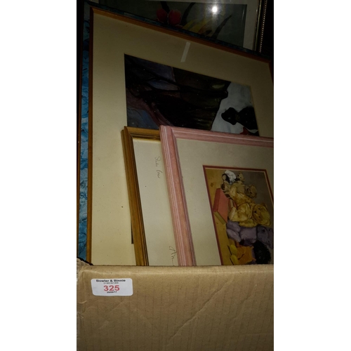 325 - Large box of pictures