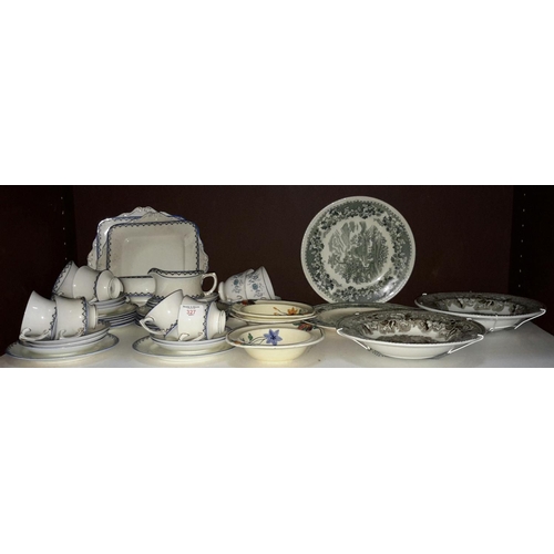 327 - Paragon tea set & bowls