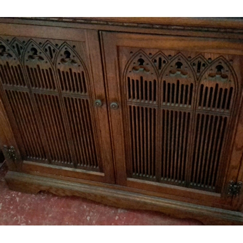 393 - 2 door old charm cabinet