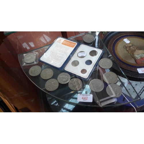 442 - Selection of collectable coins