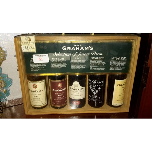 51 - W & J Grahams selection of finest port set boxed