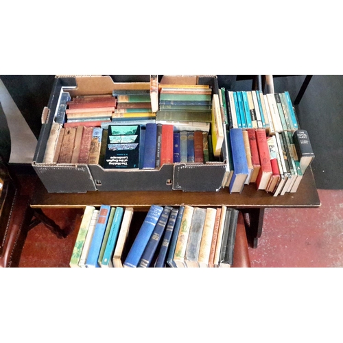 560 - A collection of old books to include, Charles Dickens, Sir Walter Scott & Penguin books etc