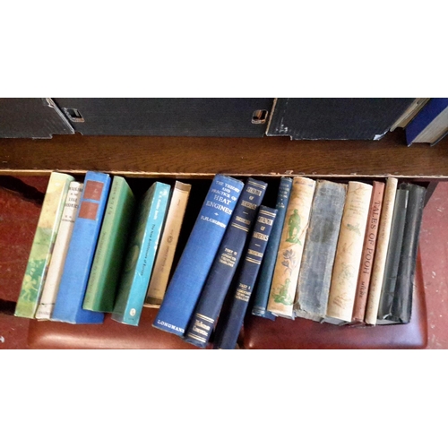 560 - A collection of old books to include, Charles Dickens, Sir Walter Scott & Penguin books etc