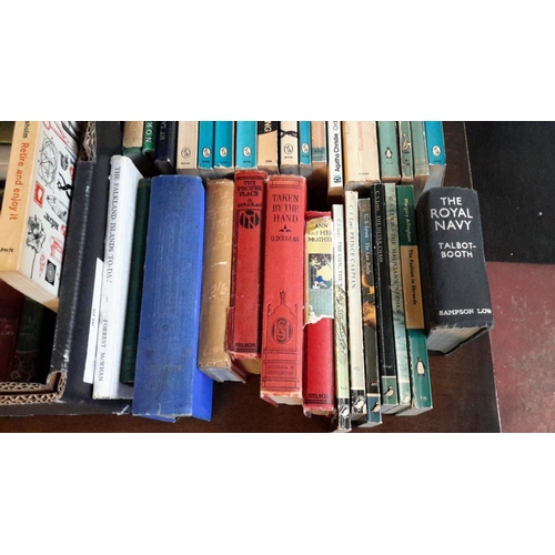 560 - A collection of old books to include, Charles Dickens, Sir Walter Scott & Penguin books etc