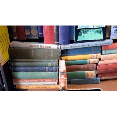 560 - A collection of old books to include, Charles Dickens, Sir Walter Scott & Penguin books etc