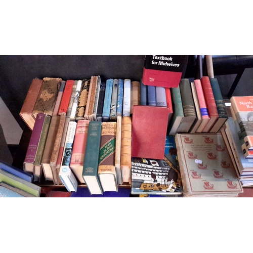 561 - A large collection of books to include train books & Scottish books