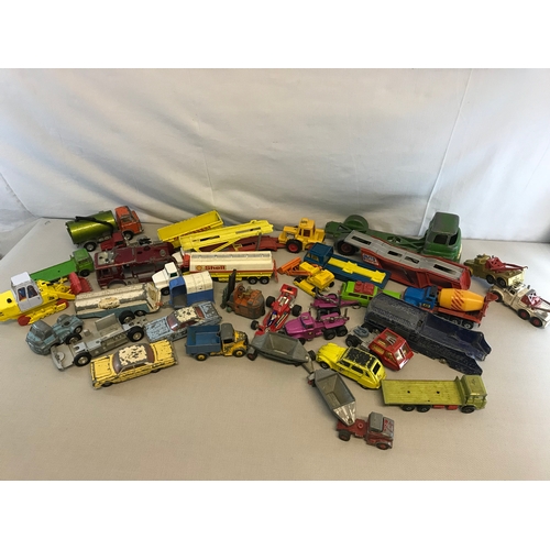 365 - Large quantity of play worn toys to include Dinky & Corgi