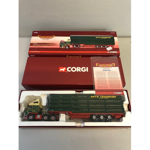 262 - Large Corgi CC13524 Volvo Livestock transporter, Mint & Boxed