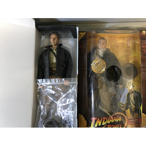 525 - 5 Various Indiana Jones action figures , 3 with boxes