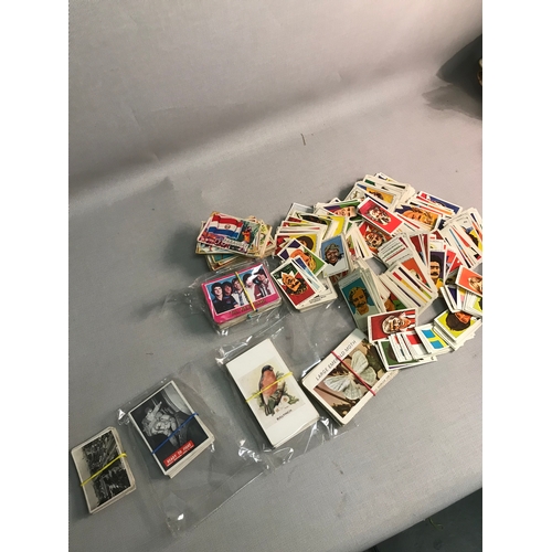 98 - A collection of football sun soccer cards and gum cards