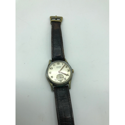 Vintage Medana Antimagnetic wrist watch, In a working condition.