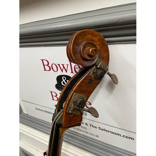 102A - A 19th century Cello with bow. [No Maker]