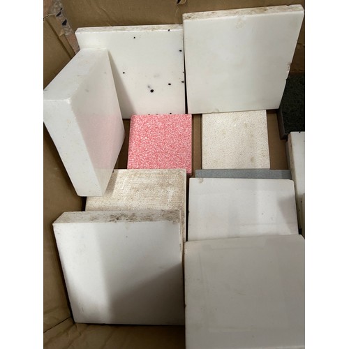 55 - A Quantity of mixed marble, glass and granite bases. Could be used for display figures or trophies.