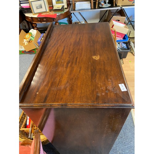 545 - A Five drawer hardwood chest of drawers