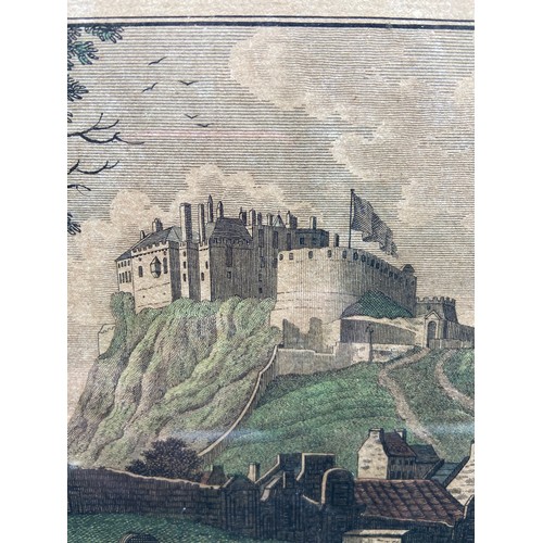 228A - Antique engraving of Edinburgh Castle , in Midlothian. Published by Alexander Hogg.