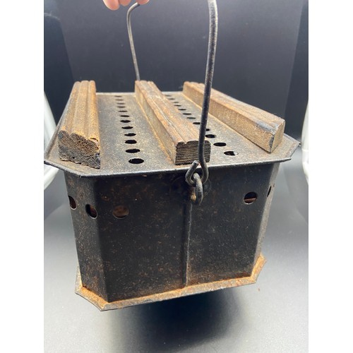 227A - Antique portable coal heater