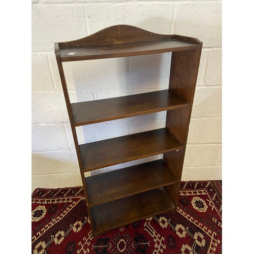 81B - A vintage five tier bookcase [H:115cm x W:60cm]