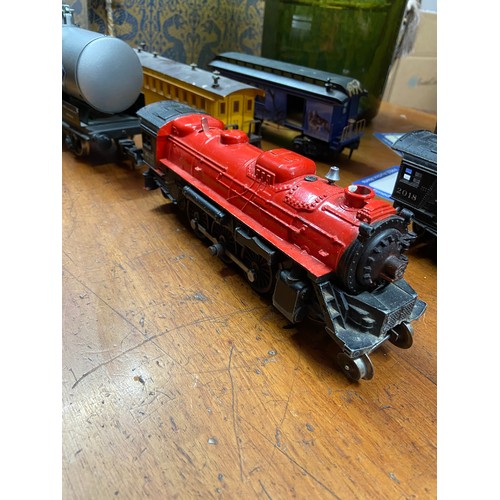 193A - A Collection of heavy train locos, tenders and carraiges. Produced by Lionel Corporation. Marklin ta... 