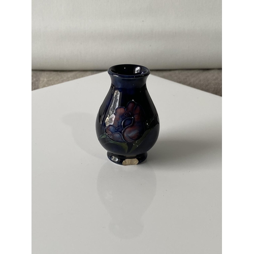 51A - A rare miniature Moorcroft vase [as found] [height, 5.5cm]