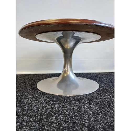 229 - Original Arkana Side table, 1960's, Maurice Burke Design, Aluminium, cast base with Arkana Stamp. [n... 