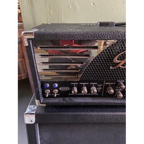 192 - A Bugera 333XL Amplifier together with Behringer speaker box. Both in a working condition.