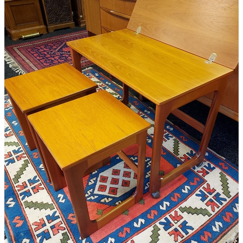 103 - A Mid century Teak Triform Table. Produced by E.S.A McIntosh.