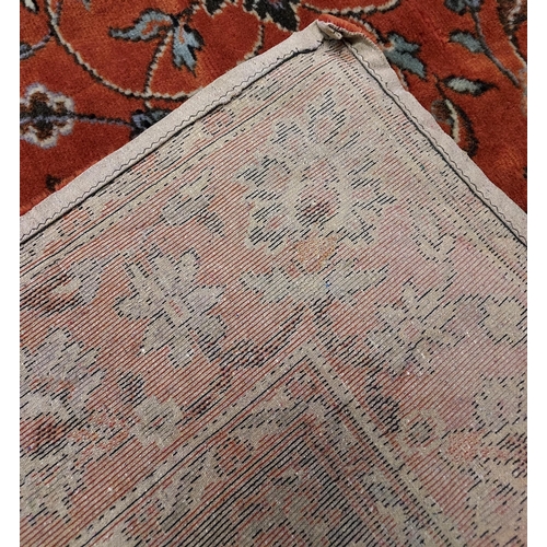 212 - Antique ornate wall hanging rug.