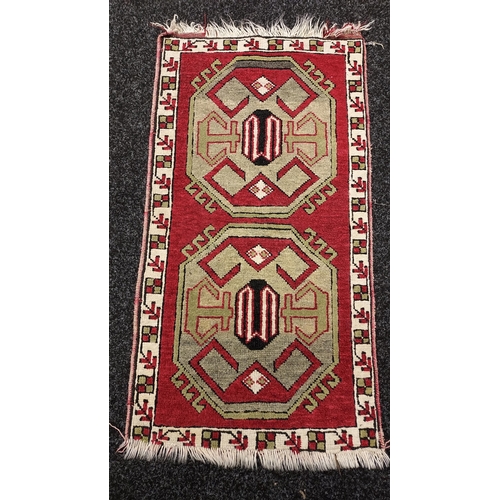 213 - A Vintage Turkish- Malatya rug. [53x100cm]