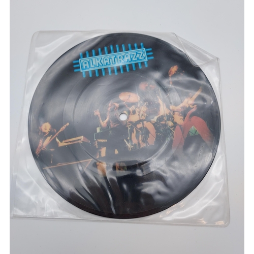 216 - A Collection of various picture disc and LP Records to include Poison, Great White, Meat Loaf & Kizz