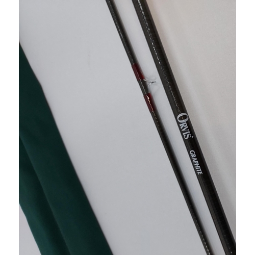 294 - Orvis Graphite fly rod, 9ft, comes with Orvis metal tube.