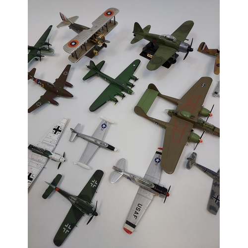 301 - A Collection of die cast and plastic aeroplane models. [Playworn]