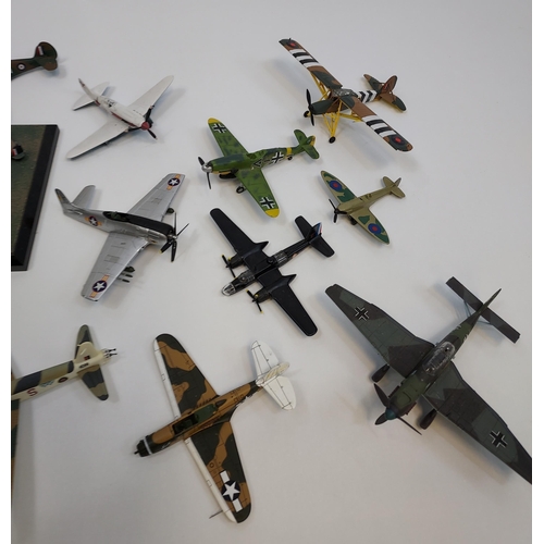 302 - A Collection of various playworn die cast and plastic plane models