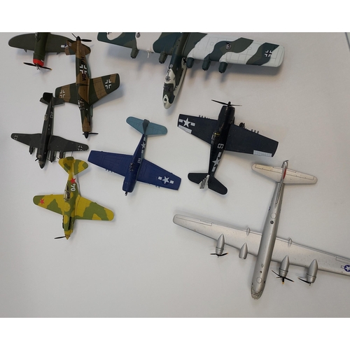 303 - A Collection of die cast and plastic aeroplane models [Playworn]