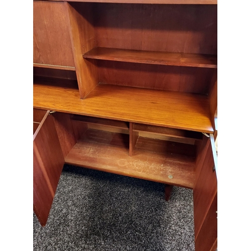 350 - A Mid century Stonehill Furniture pedestal sideboard unit. [151x120x44.5cm]