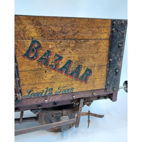 442 - A Large & Rare Antique model train wagon, Carriden Church Bazaar No.1, The Motherwell Wagon Company ... 