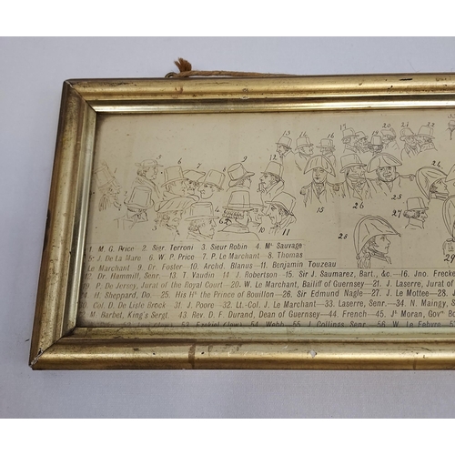 484 - A 19th century framed sampler by C H Soutar. [56x44cm]