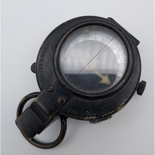 69 - A WW1 1918- Pocket Compass- E. KOEHN GENEVE SUISSE No. 137129. Verners pattern VIII.