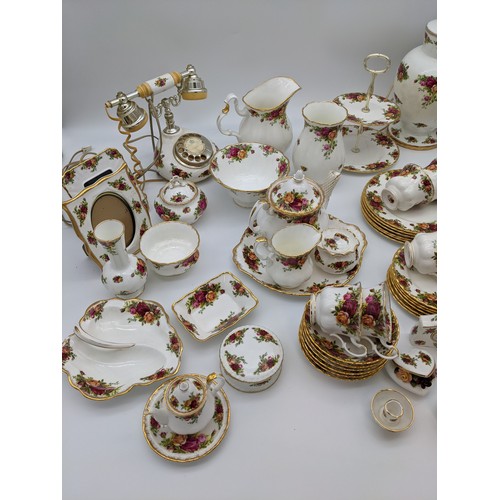 152 - Collection of Royal Albert 'Old Country Roses' [52 piece]