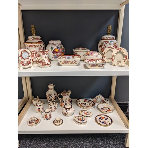 153 - Mason's Ironstone porcelain [Mandalay] [Mandalay Red]