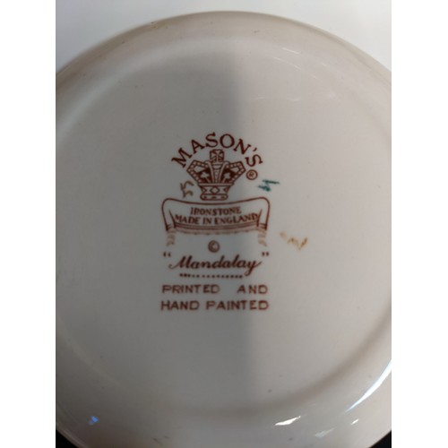 153 - Mason's Ironstone porcelain [Mandalay] [Mandalay Red]