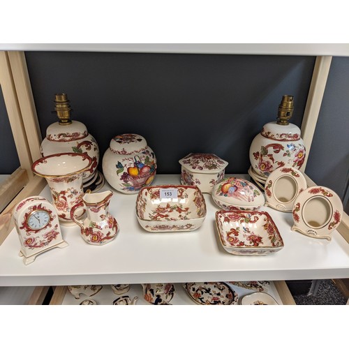 153 - Mason's Ironstone porcelain [Mandalay] [Mandalay Red]