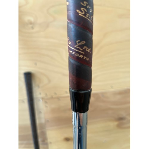 226 - A Lot of four vintage golf clubs. Custom Built drivers, Styled by St. Andrews Golf Co. by Bamforth. ... 