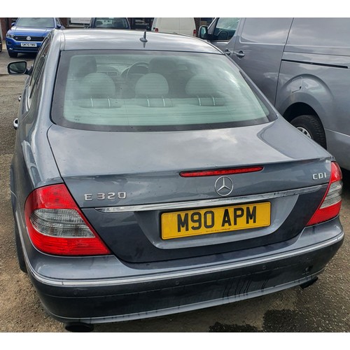 400 - Mercedes E320 CDI 4 Door Automatic [Reg M90 APM] Private plate. Leather interior. Metallic finish. N... 