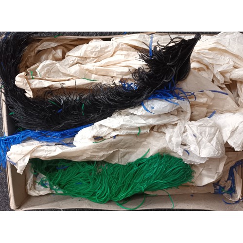 377 - 3 Boxes to include various vintage lace and feathers.
One of the boxes addressed to The Countess of ... 